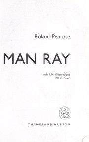 Cover of: Man Ray (Painters & Sculptors) by Roland Penrose