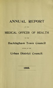 Cover of: [Report 1923]