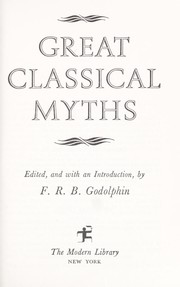 Cover of: Great classical myths.