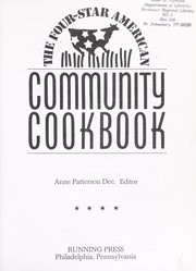 Cover of: The Four-star American community cookbook