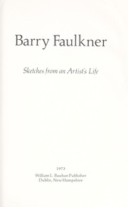 Cover of: Barry Faulkner; sketches from an artist