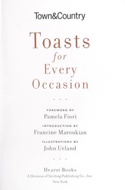 Cover of: Toasts for every occasion
