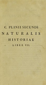 Cover of: Historiae naturalis libri xxxvii