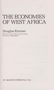 Cover of: The economies of West Africa