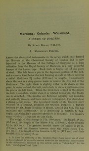 Mursinna, Osiander, Weissbrod by Alban Henry Griffiths Doran