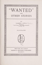 Cover of: "Wanted,": and other stories