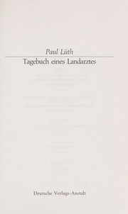 Tagebuch eines Landarztes by Paul Egon Heinrich Lüth