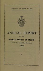 Cover of: [Report 1962]