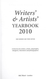 Cover of: Writers' & artists' yearbook 2010