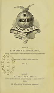 Cover of: The museum of science & art