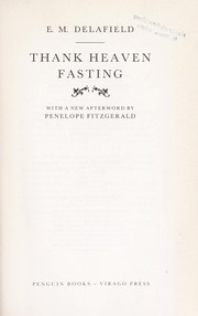 Cover of: Thank Heaven Fasting (Virago Modern Classics)