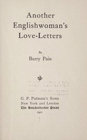 Cover of: Another Englishwoman's love-letters