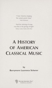 Cover of: A history of American classical music