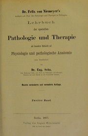 Cover of: Lehrbuch der speciellen Pathologie und Therapie : mit besonderer R©ơcksicht auf Physiologie und pathologische Anatomie