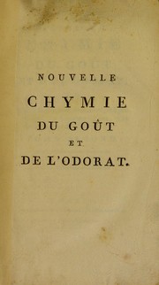 Cover of: Nouvelle chimie du go© t et de l'odorat