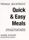 Cover of: Primal blueprint quick & easy meals