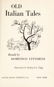 Cover of: Old Italian tales