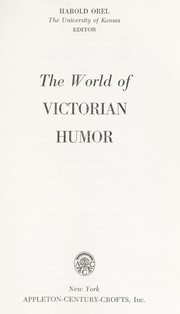 Cover of: The world of Victorian humor by 