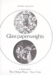 Cover of: Glass paperweights