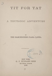 Cover of: Tit for tat by Lanza, Clara Marquise