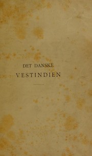 Cover of: Det Danske Vestindien