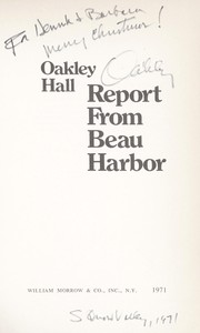 Cover of: Report from Beau Harbor