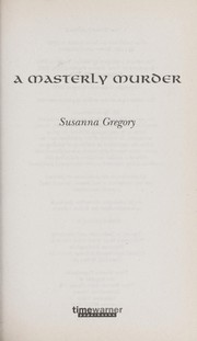 Cover of: A masterly murder by Susanna Gregory
