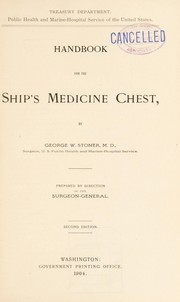 Cover of: Handbook for the ship's medicine chest