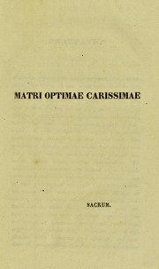 Cover of: Dissertatio philologico-medica inauguralis, exhibens librum XLIV collectaneorum medicinalium Oribasii by Oribasius
