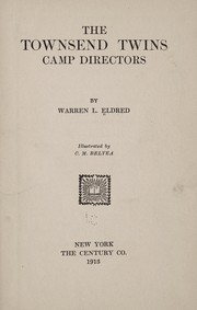 Cover of: The Townsend twins, camp directors
