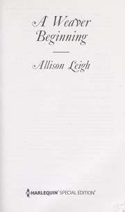 Cover of: A Weaver beginning