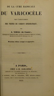 Cover of: De la cure radicale du varicoc©·le par l'enroulement des veines du cordon spermatique