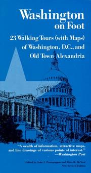 Cover of: WASHINGTON ON FOOT 3E by PROTOPAPPAS JJ