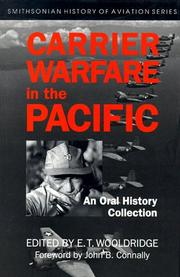 Cover of: Carrier warfare in the Pacific by edited by E.T. Wooldridge ; foreword by John B. Connally.