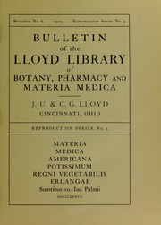 Cover of: Materia medica americana potissimum regni vegetabilis.