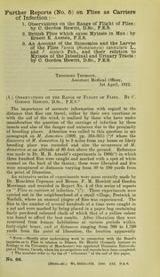 Cover of: Further reports (no. 5) on flies as carriers of infection by C. Gordon Hewitt