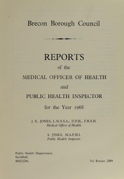 Cover of: [Report 1968]