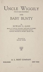 Cover of: Uncle Wiggily and Baby Bunty