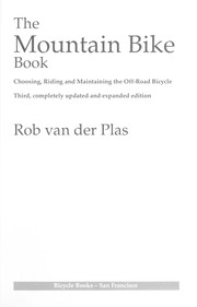 The mountain bike book by Rob Van der Plas