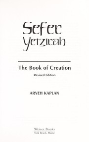 Cover of: Sefer Yetzirah by 