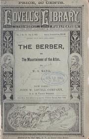 The Berber, or, The mountaineer of the Atlas by William Starbuck Mayo