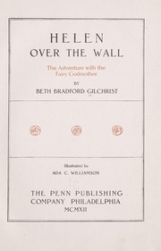 Cover of: Helen over the wall: the adventures with the fairy godmother