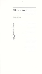 Cover of: Mitteleuropa by Andrés Rivera