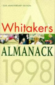 Cover of: Whitaker's Almanack 1998 (Whitaker's Almanack)