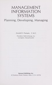 Cover of: Management information systems | Arnold O. Putnam