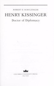 Cover of Henry Kissinger