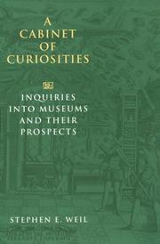 Cover of: CABINET OF CURIOSITIES by Weil S