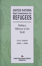 Cover of: United Nations High Commissioner for Refugees by Leslie Burger