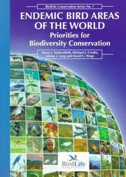 Cover of: ENDEMIC BIRD AREAS OF WORLD