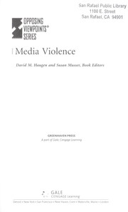 Cover of: Media violence by David Haugen and Susan Musser, book editors.